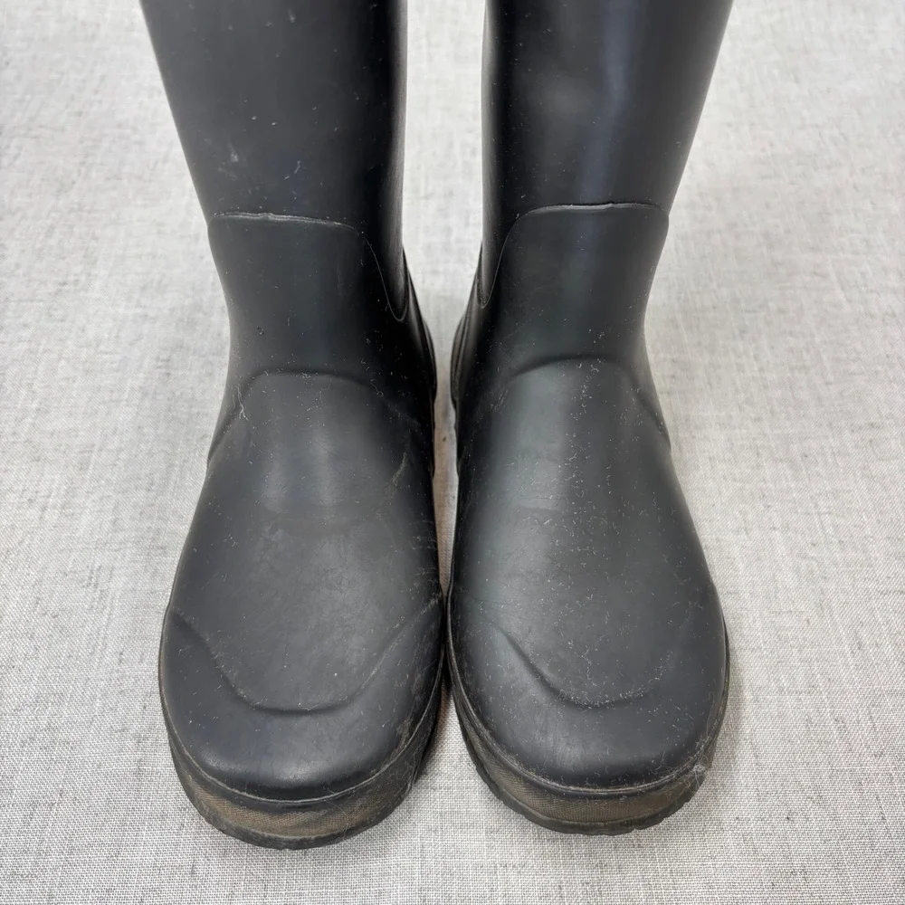 Bogs Unisex Black Plush Lined Rain Boot Snow Boot Waterproof Youth Size 3‎